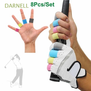 DARNELL Golf Training Aids Golf Finger Sleeve Multicolor Protector Grip Golf Finger Protective Cover Golf Accessories Blue Grey Pink Silicone Anti-Slip Safety Grip Support Hand Protector