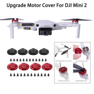 MAVIC ฝาครอบมอเตอร์อลูมิเนียมกันฝุ่นสําหรับ Dji Mini 2 Upgrade Motor Cap 4 ชิ้น 2 mini SE