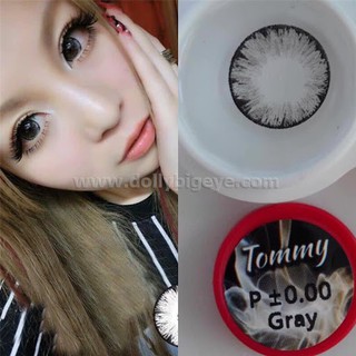 1 คู่ บิ๊กอายตาโต ค่าสายตา -5.50 สีเทา ลายน้ำแข็ง ลายฮิตtiktok สายฝอ รุ่น Tommy Gray by Pitchylens