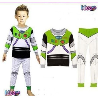 ชุดเสื้อกางเกง Buzz Lightyear โทนขาวเขียว