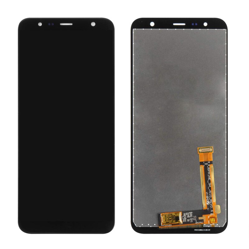หน้าจอสัมผัส LCD ดิจิไทเซอร์ 6.0 นิ้ว แบบเปลี่ยน สีดํา สําหรับ Samsung Galaxy J6 Plus J610 J6 + J610F J610FN