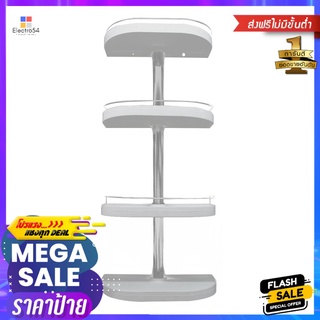 ชั้นวางของติดผนัง 4 ชั้น SUPER SH-CSU-W04-WT สีขาว4-TIER WALL SHELF SUPER SH-CSU-W04-WT WHITE