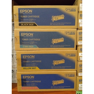 Epson C2900 / S050628 Magenta ตลับหมึกโทนเนอร์ สีม่วงแดง ของแท้ (0628)