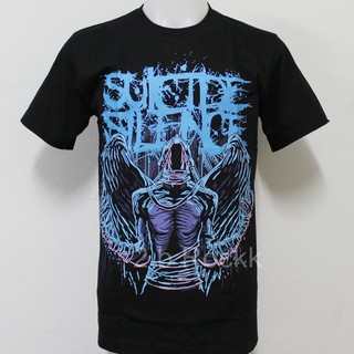 เสื้อวง SUICIDE SILENCE เสื้อยืด เสื้อ ซูไซ ไซเลน size ยุโรป SS221