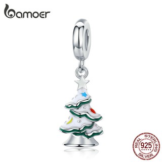 Bamoer Christmas Tree Charm 925 SCC 1356