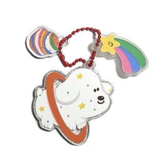 ssktmmee - keyring set ชุด 3 ชิ้น (dog planet)