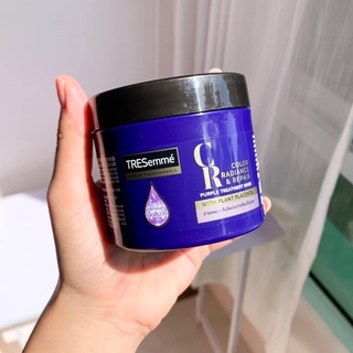 พร้อมส่ง!!! เทรซาเม่ ทรีทเม้นท์ ม่วง สำหรับผมกัดสี 180 มล. TRESemme Purple Treatment Bleached Hair 180 ml.