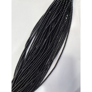 onyx 4 mm round beads นิลลูกปัดกลม 4 มม.