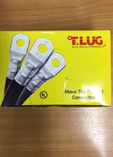 ❤️ถุงละ10ตัว❤️ หางปลาต่อสายไฟ TLUG ทองแดง CL10-8 CL16-6 CL25-8 CL35-8 CL50-10 CL70-10 T LUG ( ถุงละ 10 ตัว)