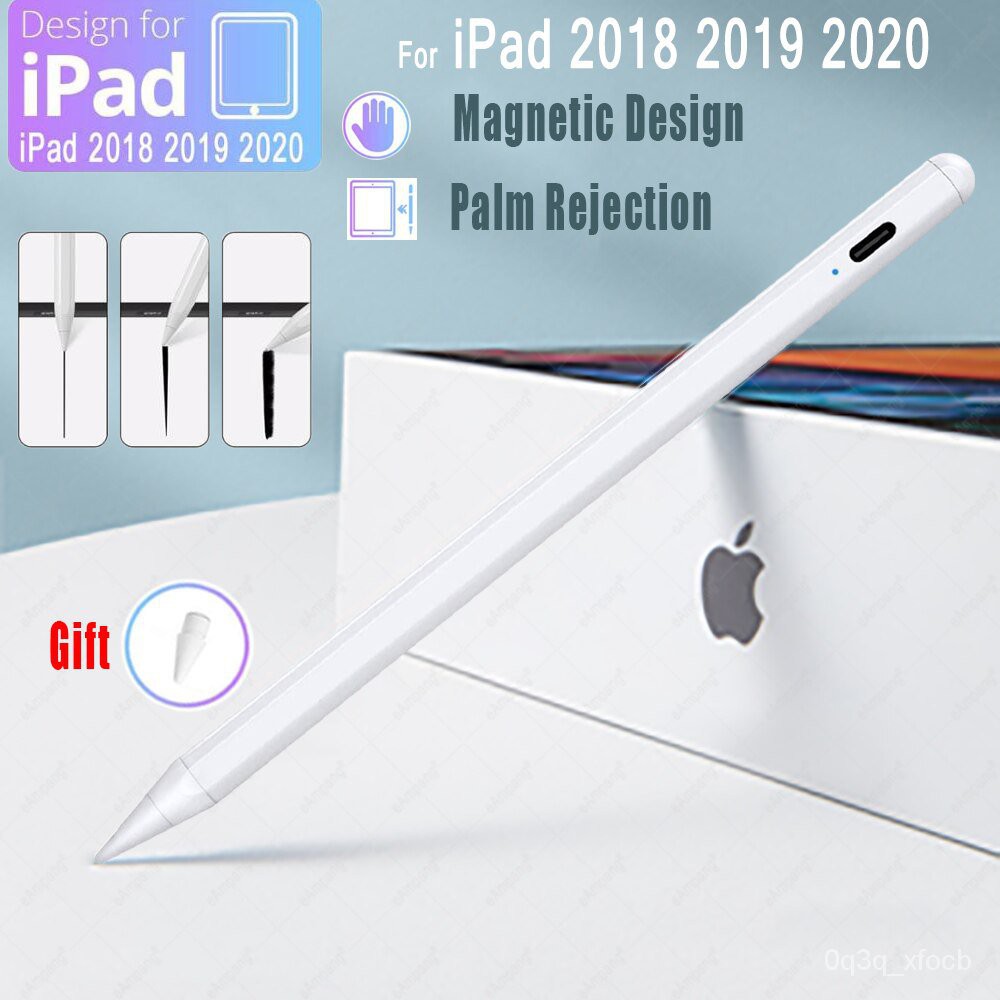 {new}Tilt Pressure Stylus Pen for Apple iPad Pencil Pro 11 Air 4 10.9 12.9 2020 10.2 7th 8th Generation Palm Rejection T