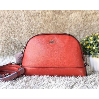 Coach แท้ ✔️ พร้อมส่ง กระเป๋าสะพายครอสบอดี้ทรงโดม | Coach Dome Crossbody