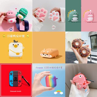 🔥พร้อมส่งลายใหม่🔥สำหรับAirpods1/2 i12tws Gen1/2เคสแอร์พอดซิลิโคนลายการ์ตูนน่ารักๆเคสหูฟังไร้สาย i12