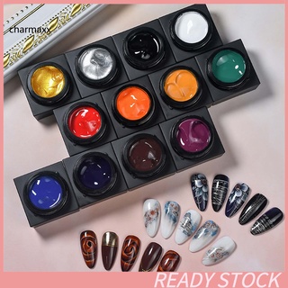 CX Portable Manicure Painting Glue Shiny Nail Drawing Gel Brighten Nail Colors for Female