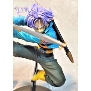 [มือสอง งานแท้ ญี่ปุ่น] Trunks ทรั๊งค์ ขนาด 6" ฐานดำ Dragonball ดราก้อนบอล งานแท้ Banpresto