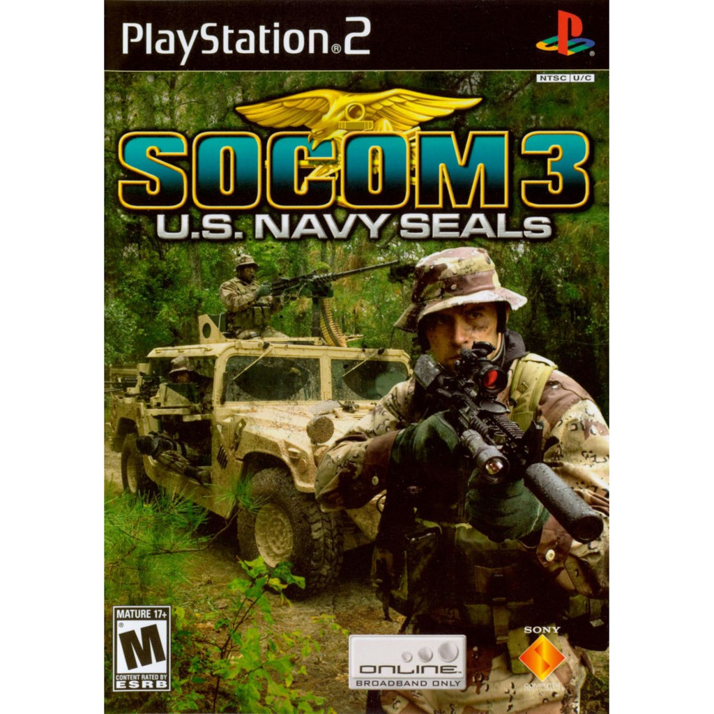 แผ่นเกมส์ Ps2 เกมส์ Socom 3