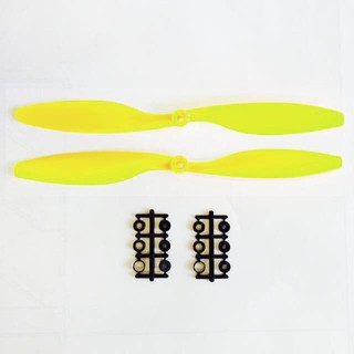 FPV Propeller : 12x4.5 L+R - สีเหลือง (2ใบ)