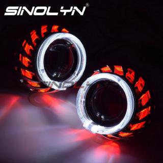 sinolyn bixenon ไฟโปรเจคเตอร์เลนส์คู่ 2 . 5 h 1 h 4 h 7