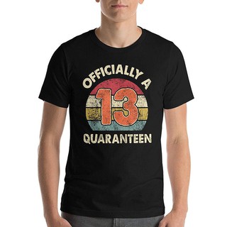 เสื้อยืด พิมพ์ลาย Social Distancing ly A 13Th Quaranteen สไตล์วินเทจ สําหรับวัยรุ่น วันเกิด