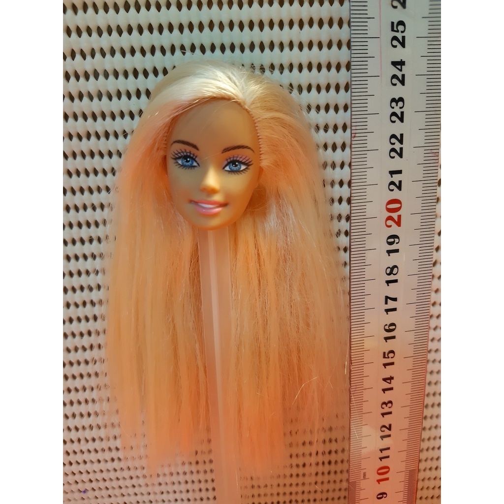 Barbie KEN 5 รูป บาร์บี้ เคน หัวตุ๊กตา หญิง ชาย BJD head 1/6 doll girl man ผมเขียว ทอง ดำ สภาพดีสมบูรณ์ ผมหนาเยอะ