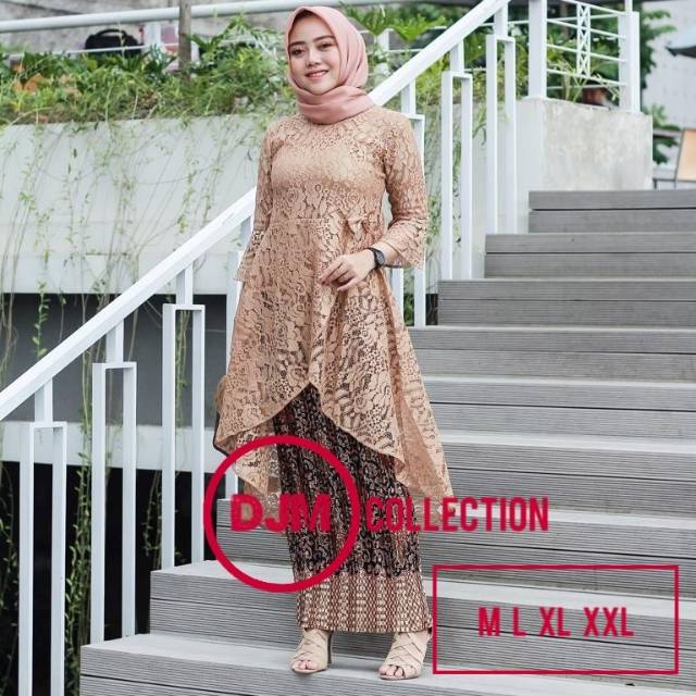 ศรีกานดี ผ้า ชุด djm 5 / kebaya รับปริญญา / kebaya มุสลิม / kebayaสมัยใหม่ / / / kebaya งานเลี้ยง / 