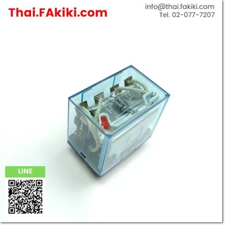 พร้อมส่ง,(A)Unused, LY4N-J Relay ,รีเลย์ สเปค AC100-120V ,OMRON (66-003-175)