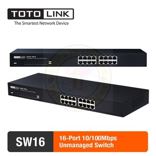 Switching Hub 16 Port TOTOLINK SW16 (17") Lifetime.