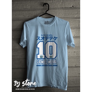 เสื้อยืดโอเวอร์ไซส์Argentina MESSI CASUAL เสื้อยืด อินเทรนด์ / DISTRO เสื้อยืด - 3Y STORES-3XL