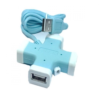 OKER HUB USB 2.0 4 Port รุ่น H-365 (Blue)