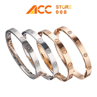 Gelang Tangan Wanita Titanium Stainless Steel Gaya Korea Cantik ACC