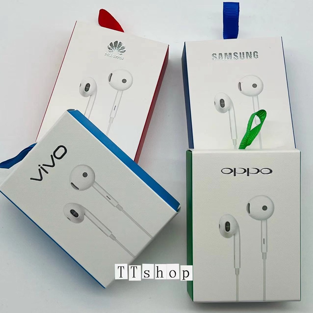 หูฟัง Op/Vi/Ss/Hw 3.5mm เสียงดี small talk earphone มีไมโครโฟน
