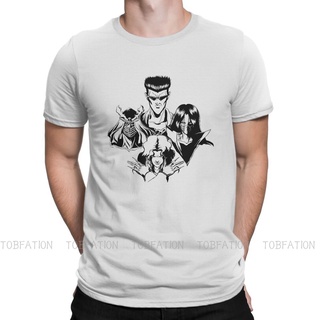 เสื้อยืดผ้าฝ้ายพิมพ์ลายขายดี Yuyu Hakusho เสื้อยืดลําลอง แขนสั้น พิมพ์ลาย March Of The Toguro Team สําหรับผู้ชาย