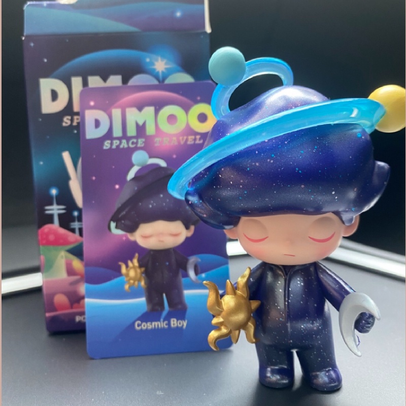 ของแท้POPMART Dimoo ชุดกล่องสุ่ม ฟิกเกอร์ตุ๊กตาอวกาศ 12 แบบ ...