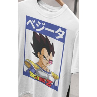 คอตต้อนคอกลมเสื้อยืด Unisex รุ่น เบจิต้า Vegeta Edition T-Shirt ดราก้อนบอลแซด Dragon Ball Z สวยใส่สบายแบรนด์ Khepri 100%