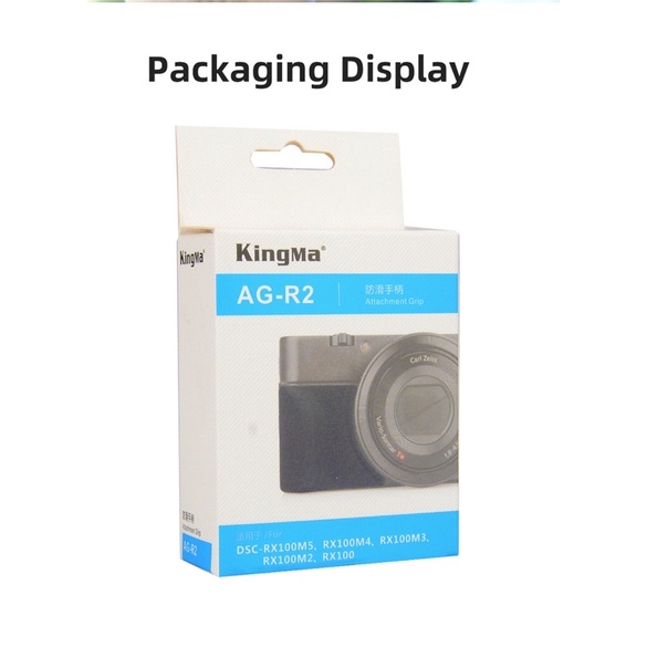 KingMa Attachment Grip AG-R2 Anti Slip for Sony Cyber-Shot DSC-RX100 M2 M3 M4 M5 Digital Camera