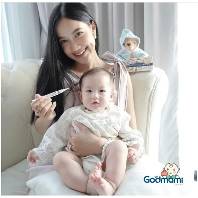 [คิ้วดกดำ] Godmami ซีรั่มวาดคิ้วอัญชัน สูตรยาวไวสำหรับเด็กแรกเกิด ผ่านการทดสอบการระคายเคือง เซรั่มคิ้วออร์แกนิก