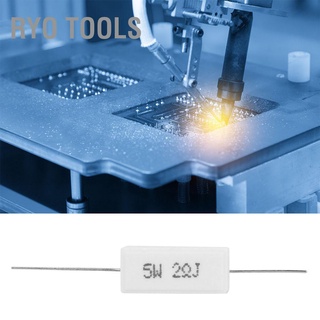 Ryo ตัวต้านทานไฟฟ้า ซีเมนต์ 5% สําหรับเครื่องใช้ไฟฟ้า 5W 10 ชิ้น