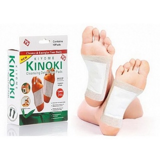 Kinoki detox Foot Pad 5 คู่ พร้อมกล่อง เท้า สปาเท้า แผ่นแปะ นวดเท้า แผ่นแปะเท้า แผ่นแปะเท้าเพื่อสุขภาพ