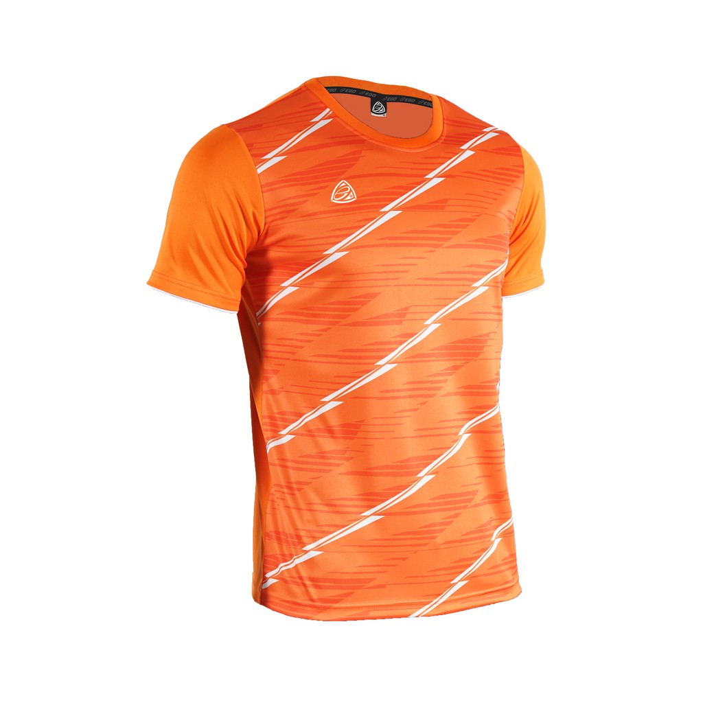 EGO SPORT EG5130 เสื้อฟุตบอลคอกลมแขนสั้น สีส้มแสด