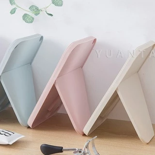 กระจกตั้งโต๊ะ แบบพกพา กระจกพับพกพาสะดวก Folding makeup mirror