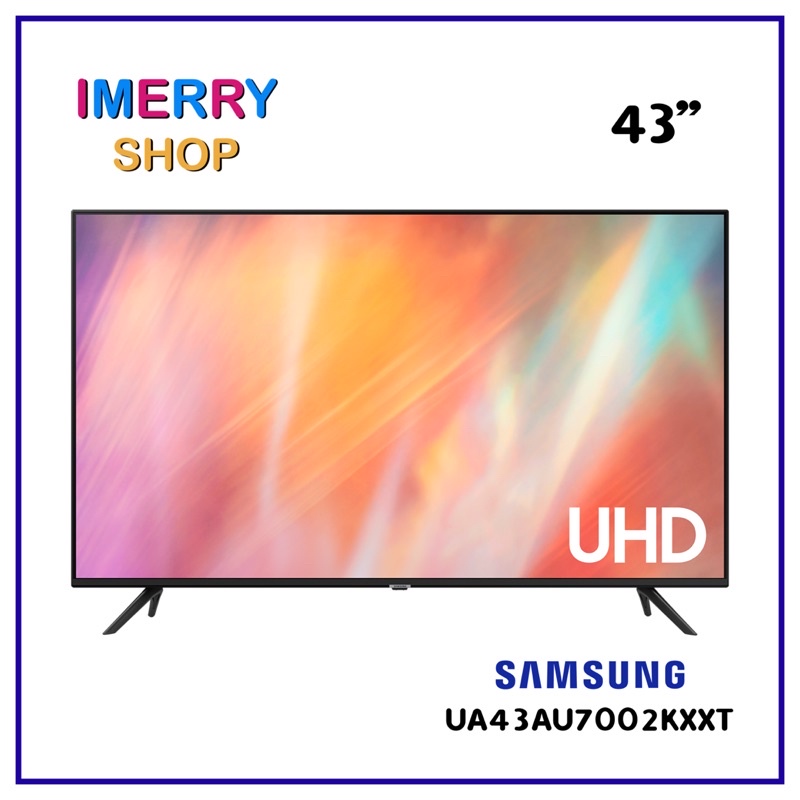 SAMSUNG UHD 4K Smart TV 43 นิ้ว รุ่น UA43AU7002KXXT