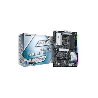 MOTHER BOARD B560-STEEL-LEGEND Model : B560M STEEL-LEGEND//MAINBOARD (เมนบอร์ด) 1200 ASROCK B560M STEEL LEGEND