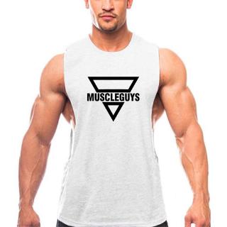 Muscleguys New Design Men Brand Gyms Sleeveless T-shirt Bodybuilding Tank Tops Mens Summer Gym Fitness Casual O-neck Men Tanktop