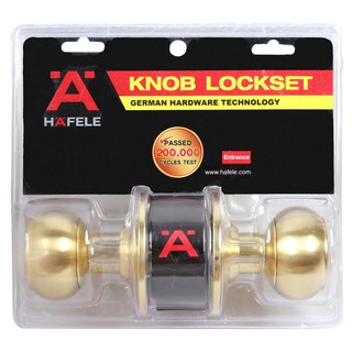 ลูกบิดทั่วไป HAFELE 489.93.503 หัวจัน PB/SB HF 489.93.503 PB/SB ENTRANCE KNOB