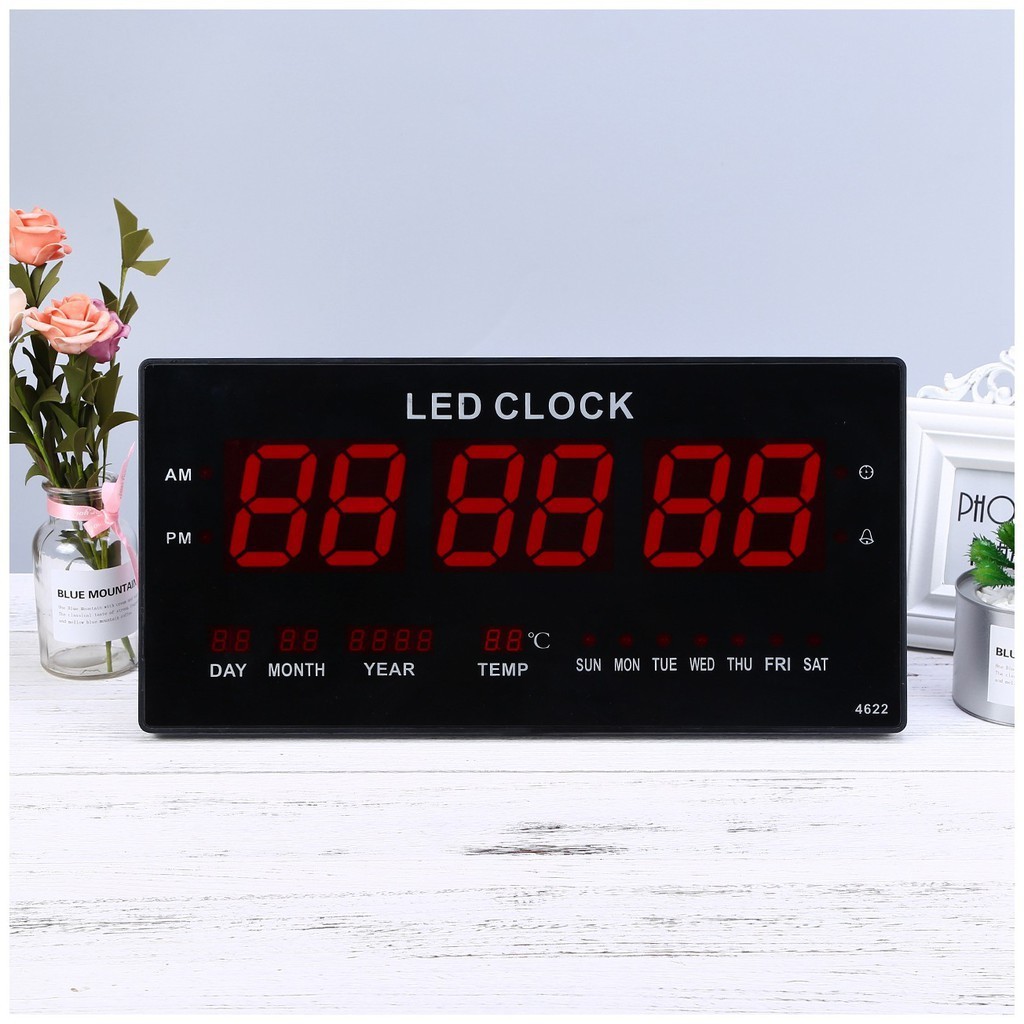 （พร้อมส่ง）（นาฬิกา digital）♝JH46224 นาฬิกาดิจิตอล นาฬิกาแวขนติดผนัง