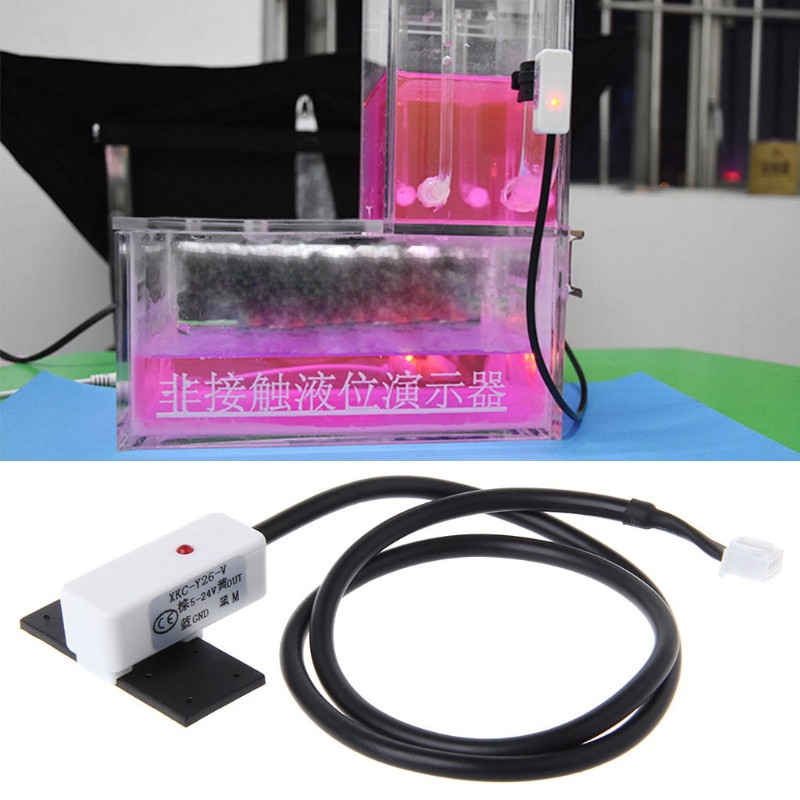 XKC-Y26-V เครื่องตรวจจับสวิตช์เหนี่ยวนําเซ็นเซอร์ระดับน้ําแบบไม่สัมผัส 5-24V