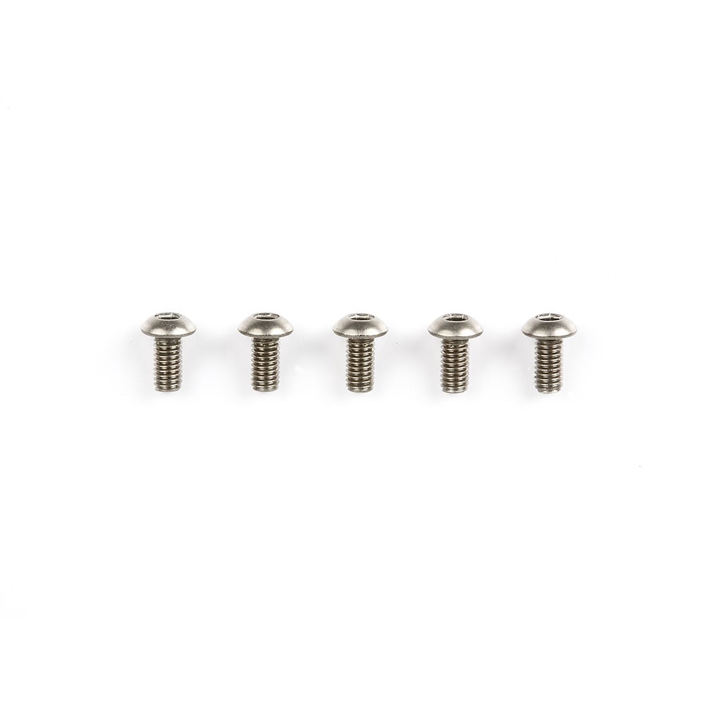 TAMIYA 53584 3x6mm TITANIUM COUNTERSUNK HEX HEAD SCREW (5PCS.)