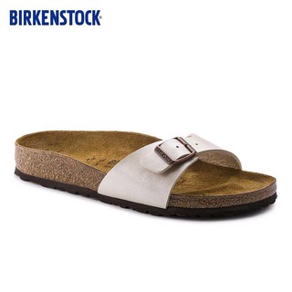 Birkenstock-Madrid Pearl White