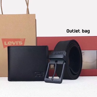 Levi’s Belt and Wallet Gift Set พร้อมถุงกระดาษ+กล่องแบรนด์