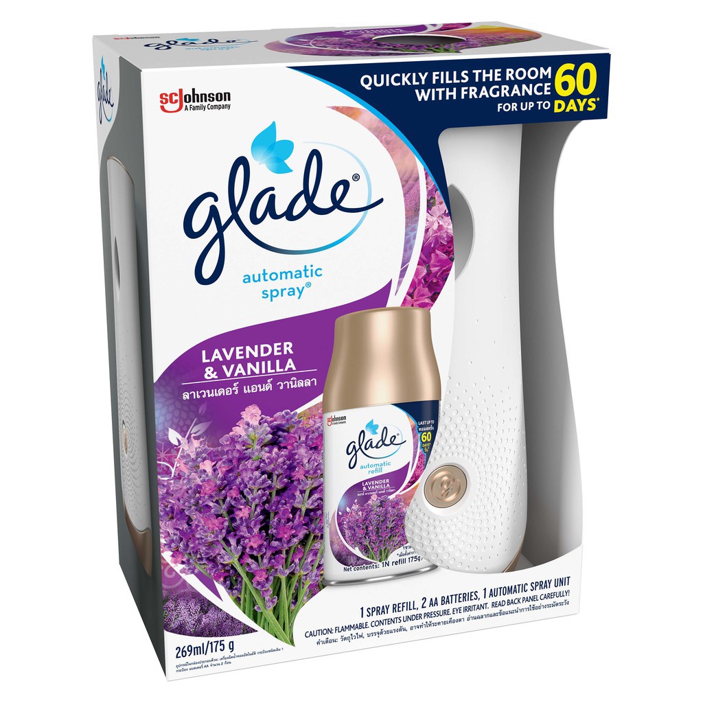 เครื่อง เกลด ออโต้ สเปรย์ Glade เกลด ????สเปรย์ปรับอากาศ ออโตเมติค????  ????????????สินค้าใหม่พร้อมจัดส่ง!!???????????? | Shopee Thailand