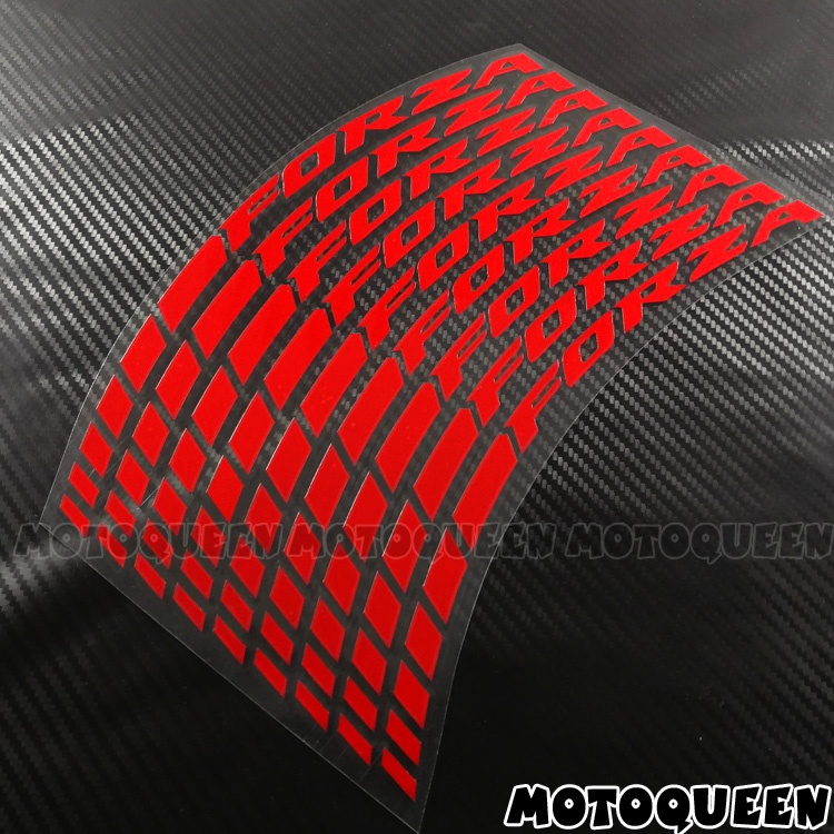 16X Motorcycle Front Rear Wheel Rims Tire Decals Reflective Stripe ...